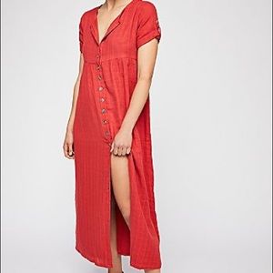 Saint Helena Button Down Midi Dress